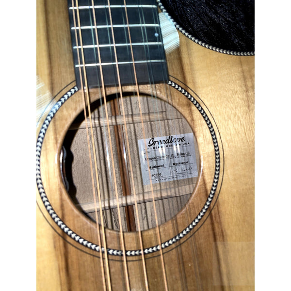 Breedlove Oregon Dreadnought Concerto 12-String CE Myrtlewood-Myrtlewood - CASE INCLUDED