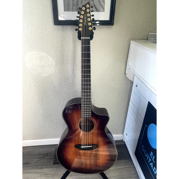 Breedlove USA MADE Oregon Dreadnought Concerto Old Fashioned 12-String CE Myrtlewood-Myrtlewood