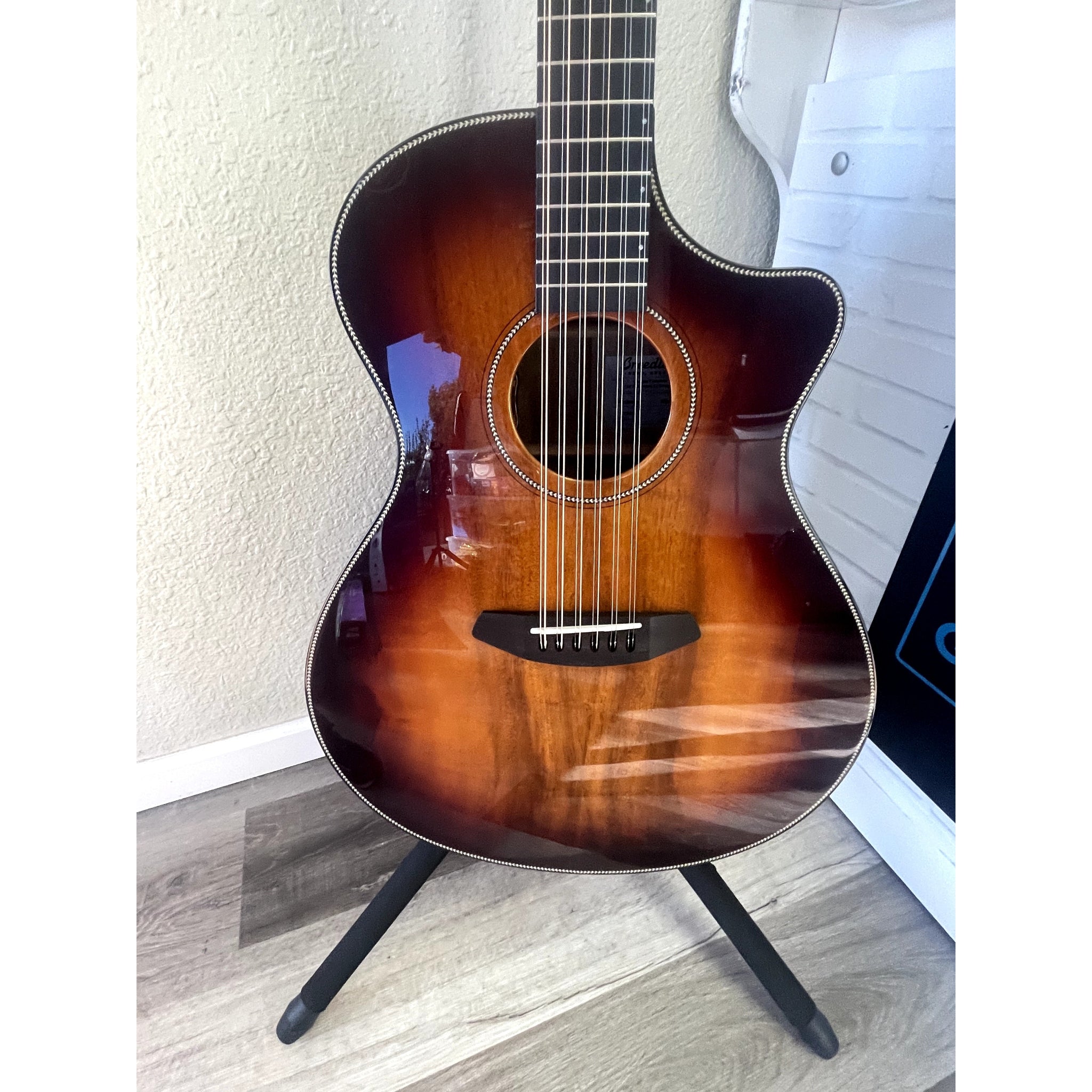 Breedlove USA MADE Oregon Dreadnought Concerto Old Fashioned 12-String CE Myrtlewood-Myrtlewood