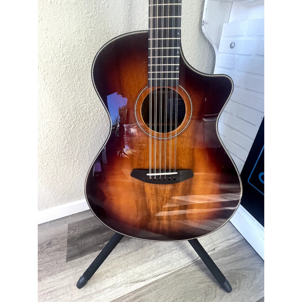 Breedlove USA MADE Oregon Dreadnought Concerto Old Fashioned 12-String CE Myrtlewood-Myrtlewood