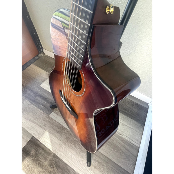 Breedlove USA MADE Oregon Dreadnought Concerto Old Fashioned 12-String CE Myrtlewood-Myrtlewood