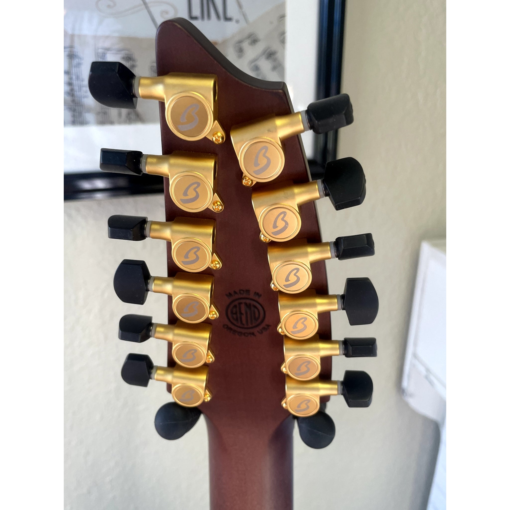 Breedlove USA MADE Oregon Dreadnought Concerto Old Fashioned 12-String CE Myrtlewood-Myrtlewood