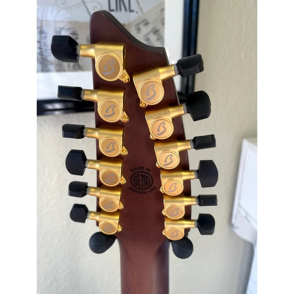 Breedlove USA MADE Oregon Dreadnought Concerto Old Fashioned 12-String CE Myrtlewood-Myrtlewood