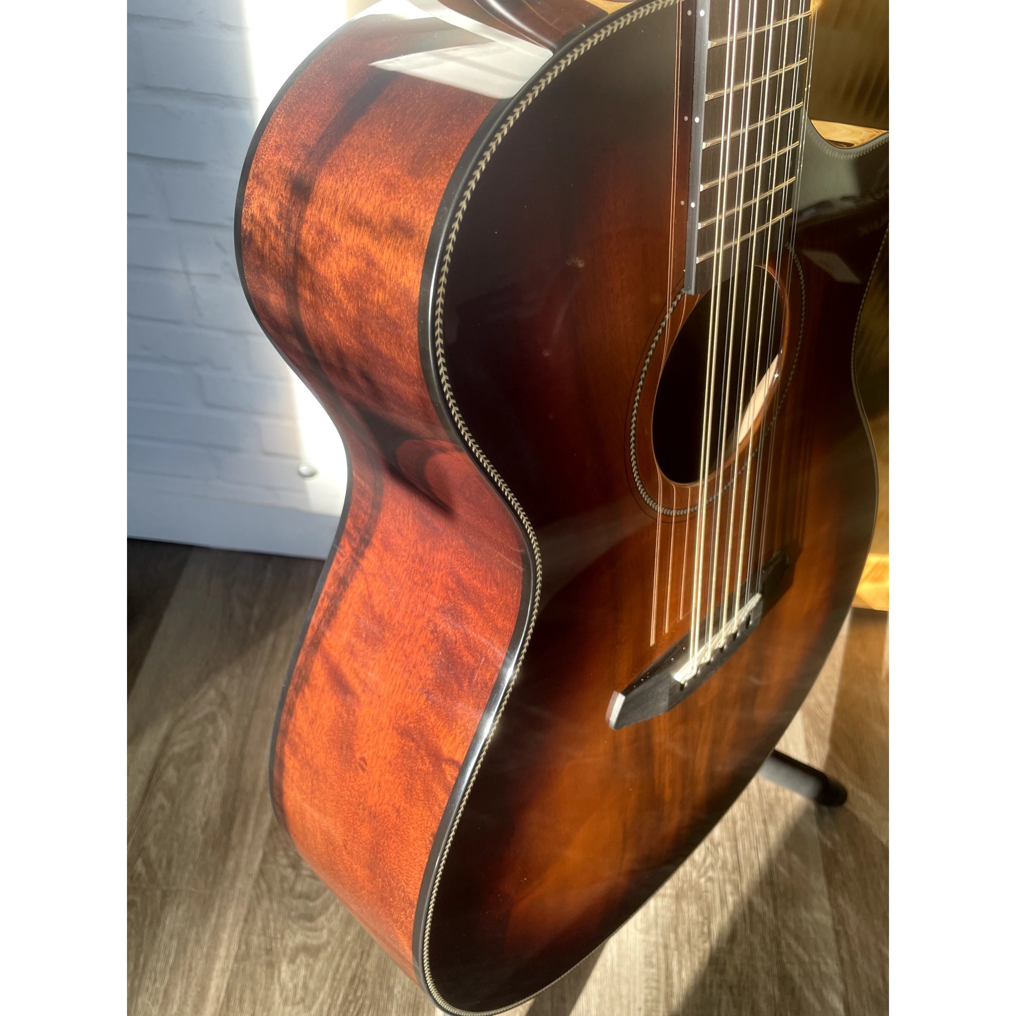 Breedlove USA MADE Oregon Dreadnought Concerto Old Fashioned 12-String CE Myrtlewood-Myrtlewood