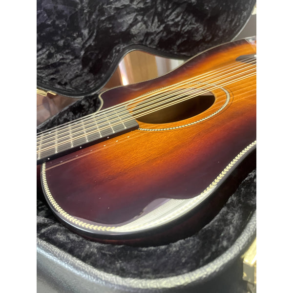 Breedlove USA MADE Oregon Dreadnought Concerto Old Fashioned 12-String CE Myrtlewood-Myrtlewood