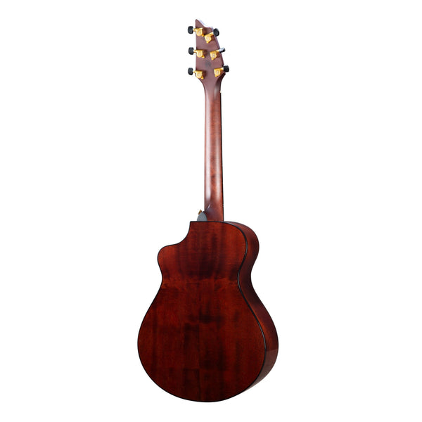 Breedlove Oregon Myrtlewood Oregon Companion Old Fashioned CE Myrtlewood-Myrtlewood — back angle