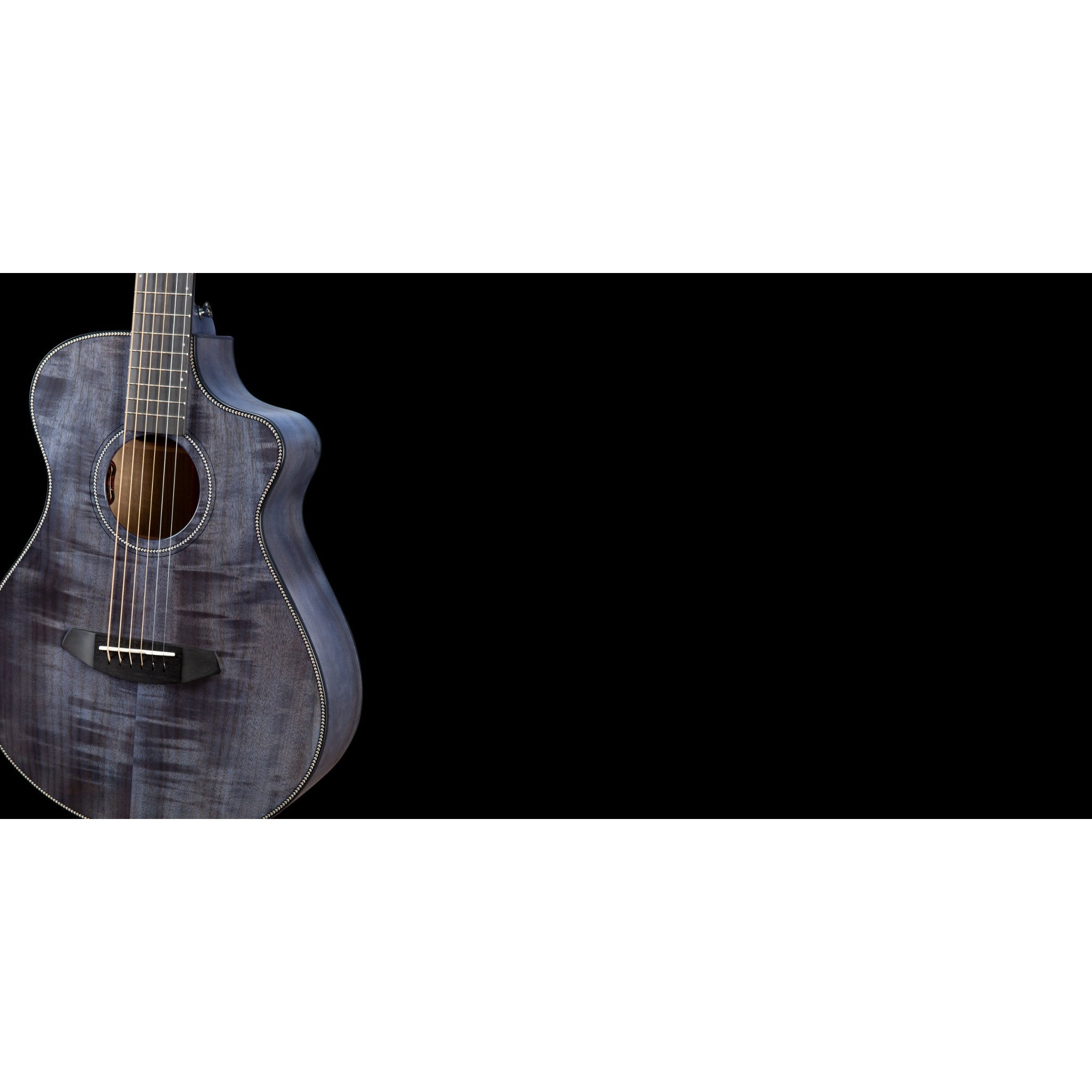 Breedlove Oregon Myrtlewood Oregon Companion Stormy Night CE Myrtlewood-Myrtlewood — front closeup