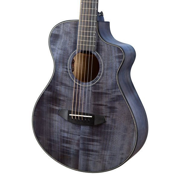 Breedlove Oregon Myrtlewood Oregon Companion Stormy Night CE Myrtlewood-Myrtlewood — front closeup