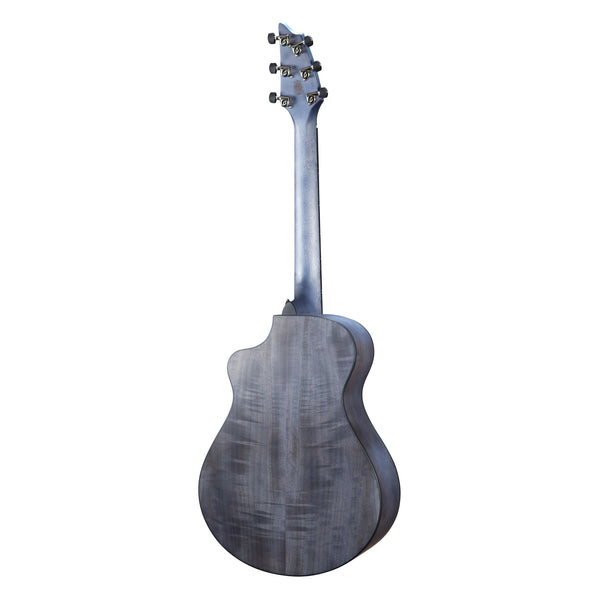 Breedlove Oregon Myrtlewood Oregon Companion Stormy Night CE Myrtlewood-Myrtlewood — back angle