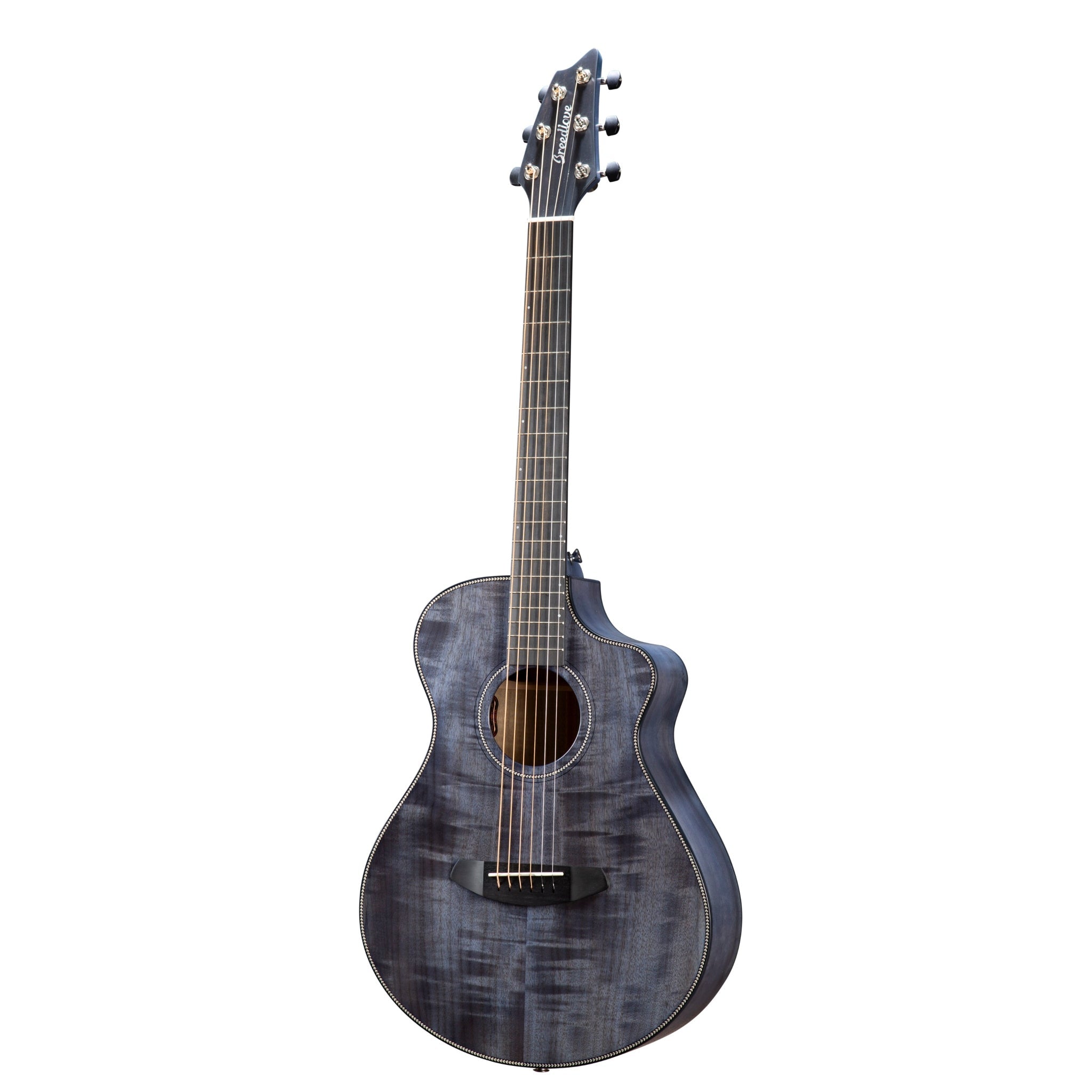 Breedlove Oregon Myrtlewood Oregon Companion Stormy Night CE Myrtlewood-Myrtlewood — front angle