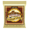Ernie Ball Custom Light Earthwood 80/20 Bronze Acoustic Guitar Strings 11.5-54 Gauge