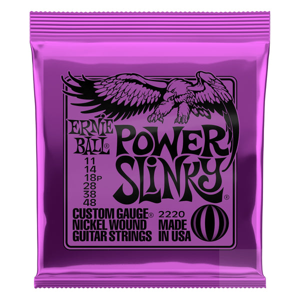 Ernie Ball 2220 Power Slinky Electric Guitar Strings (11-48)