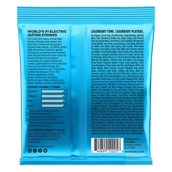 Ernie Ball P02225 Extra Slinky Electric Guitar Strings (8-38)