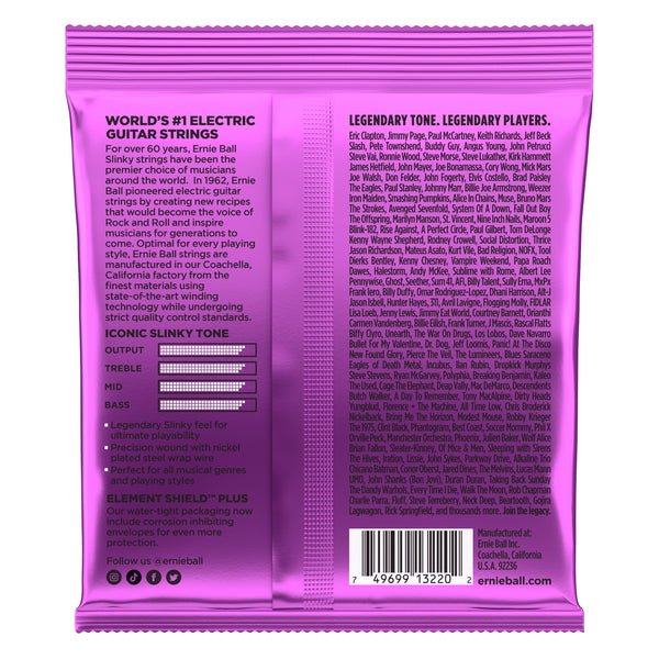 Ernie Ball Power Slinky Nickel Wound Electric Guitar Strings 3 Pack
