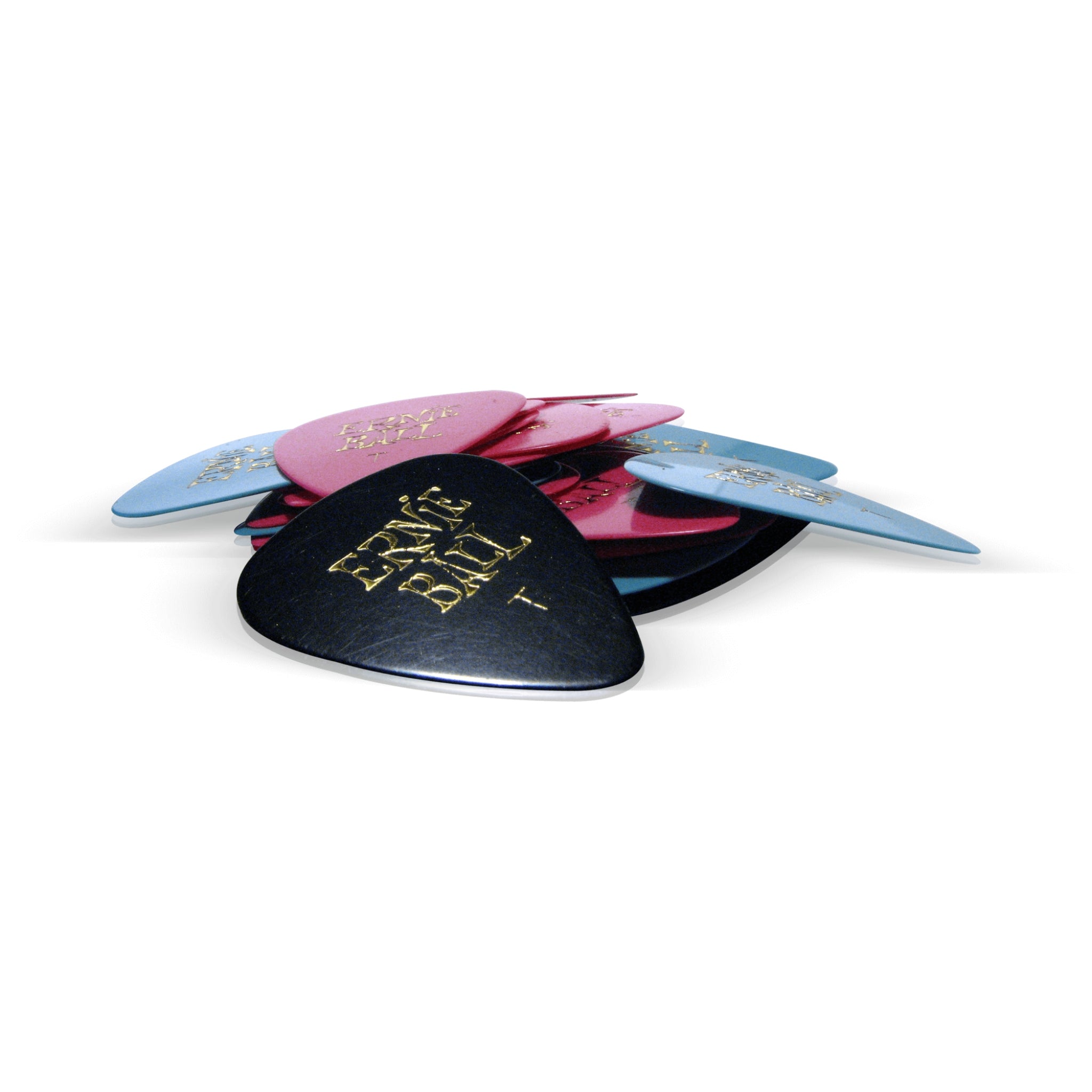 Ernie Ball Cellulose Guitar Picks - Thin Assorted Colors - 24 Pack