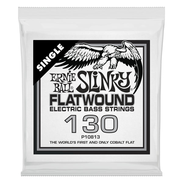 Ernie Ball .130 Slinky Cobalt Flatwound Electric Bass String Single  P10813