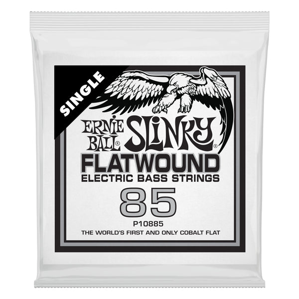Ernie Ball .085 Slinky Flatwound Electric Bass String Single  P10885