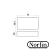 Plastic Humbucker Pickup Cover w/ No Holes for Gibson® & EMG®