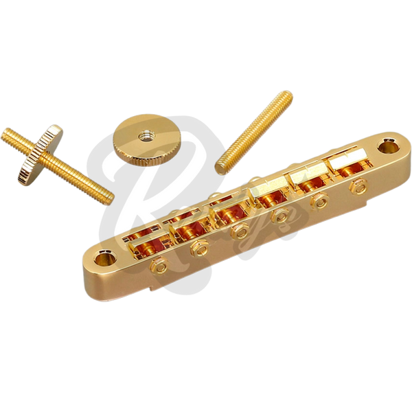 GE104B Nashville Tune-O-Matic Bridge w/ M4 Posts - Fits Gibson®