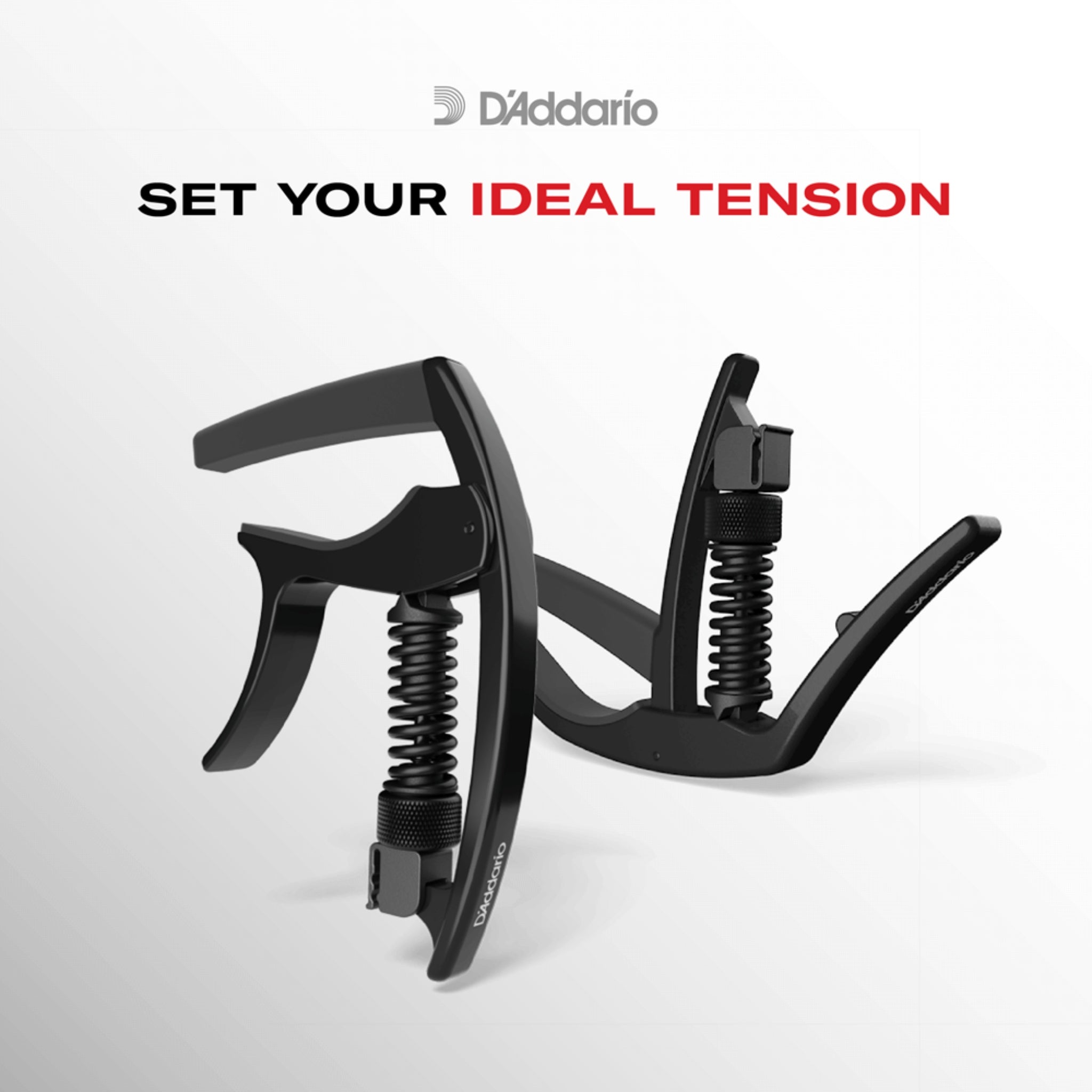 D'Addario Tri Action Capo Black
