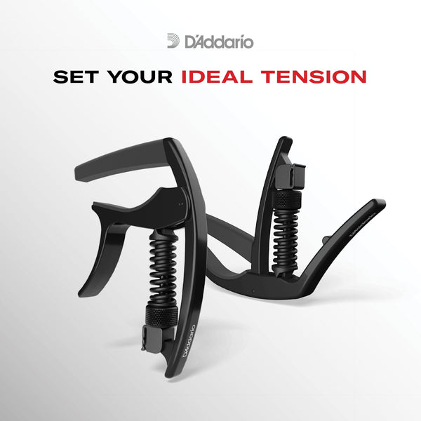 D'Addario Tri Action Capo Black