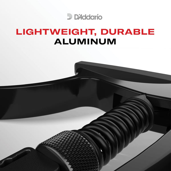 D'Addario Tri Action Capo Black