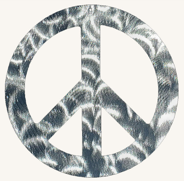 Peace Sign Metal Art