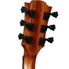 Lâg TL88ACE rear headstock with black die-cast tuning machines