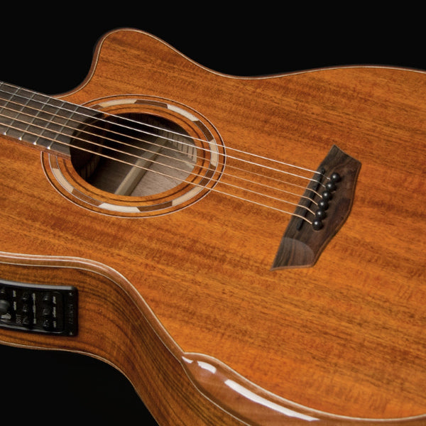 Washburn G55CE Comfort Deluxe Koa acoustic-electric guitar