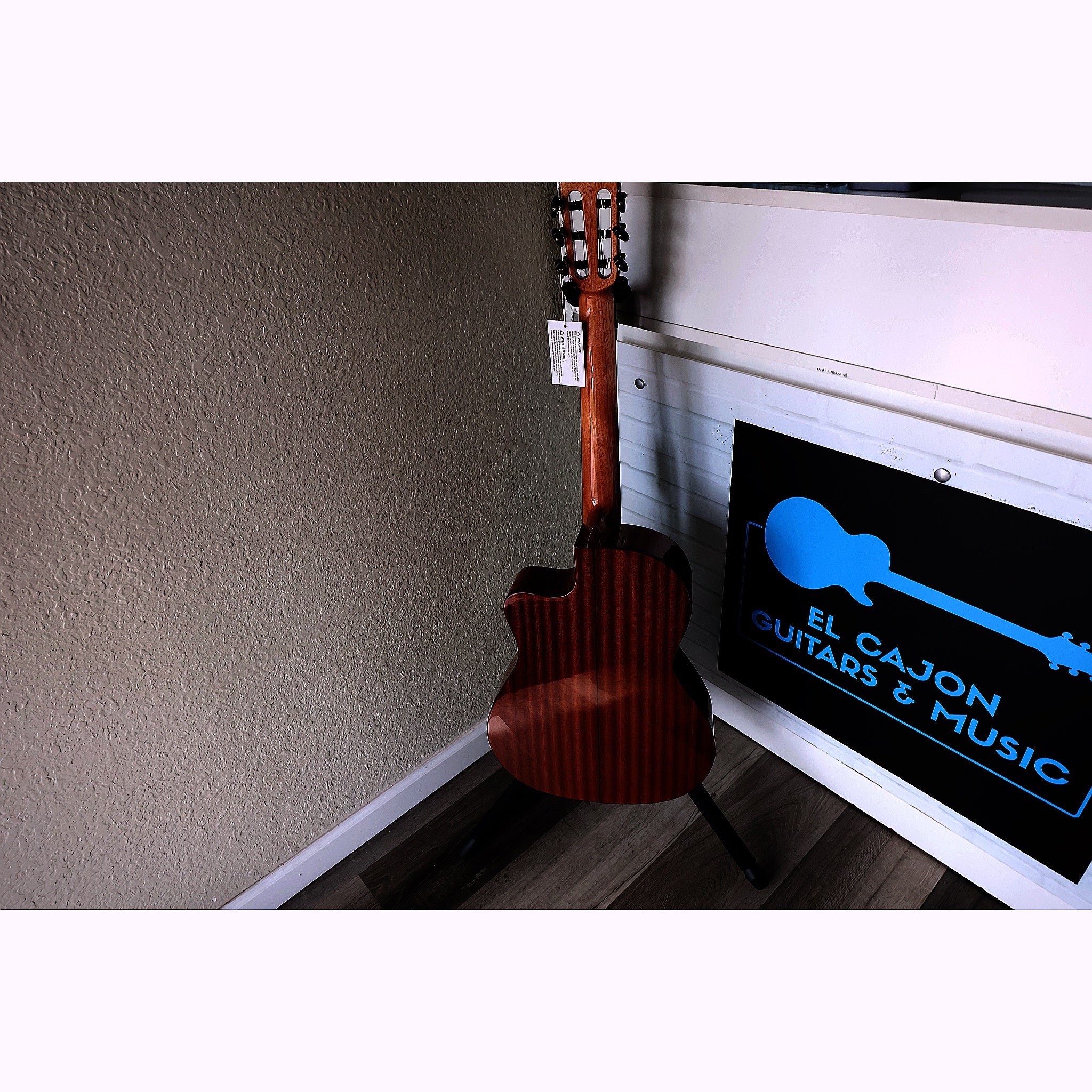 Córdoba Fusion 5 Nylon String Crossover Classical Guitar Back at ECGMusic.com