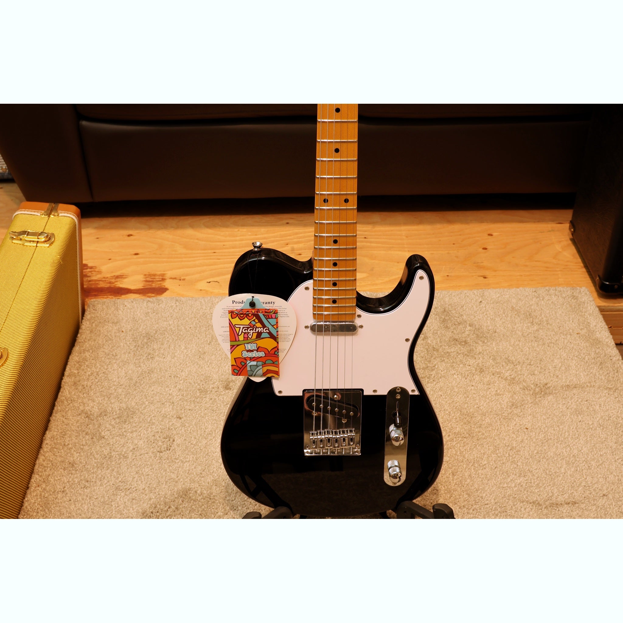 Tagima TW 55 T-Style Electric Guitar – Black