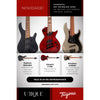 Tagima Predator 5 UQ multiscale 5-string bass in Metallic Deep Silver - image 10