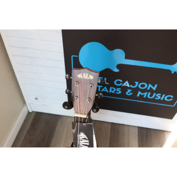 Kala Solid Spruce Top Striped Ebony Tenor Ukulele – KA-SSEBY-T