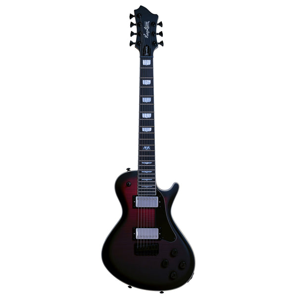 Hagstrom Krona 7-String Electric Guitar – Burnt Blood