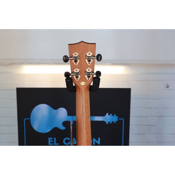 Kala Teak Tri-Top Tenor Ukulele w/ Cutaway & EQ - KA-TK-T-CE