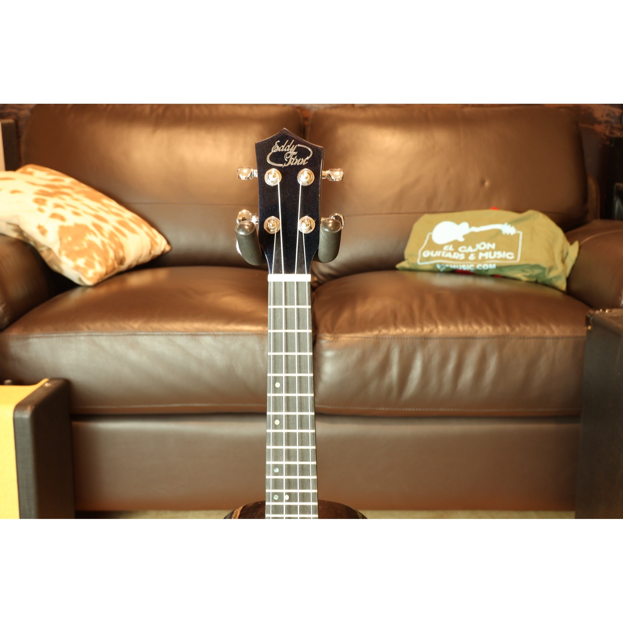 Eddy Finn Ocean King Concert Ukulele with Deluxe Gig Bag – Poseidon Blue Color-Shift (EFOK-PB)