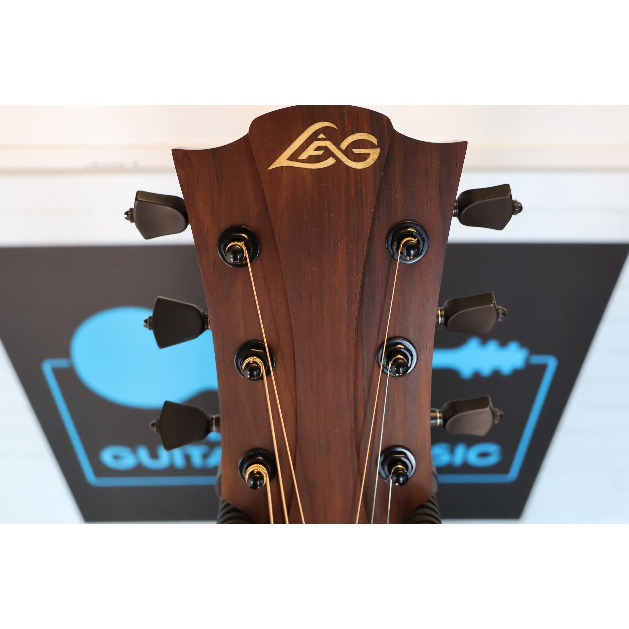 LAG T118ACE-BRS Auditorium Cutaway Acoustic-Electric Guitar Brown Shadow