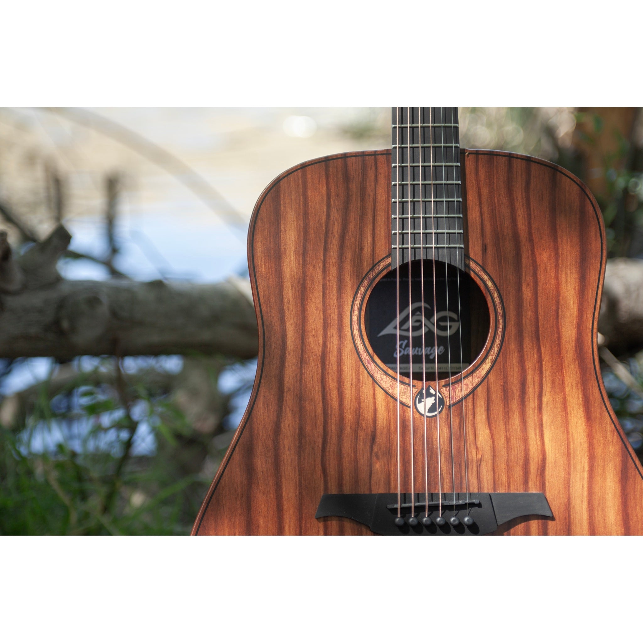 LAG Sauvage Dreadnought Acoustic Guitar
