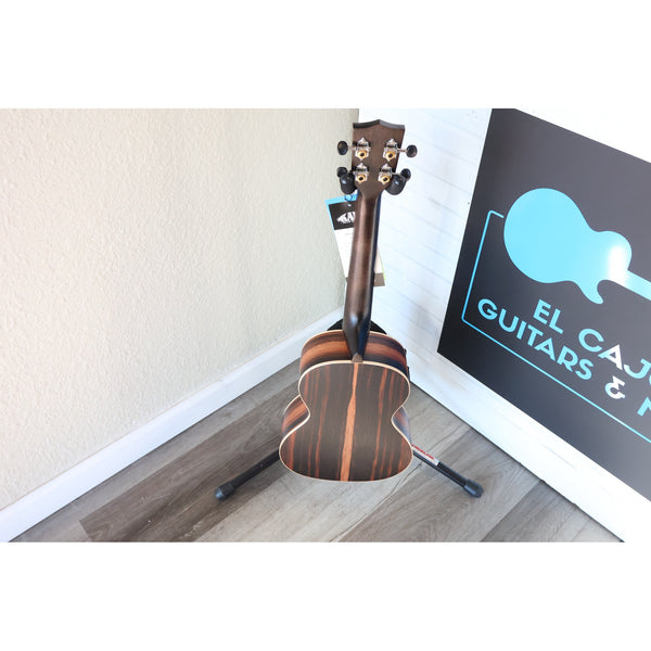 Kala Striped Ebony Tenor Ukulele with EQ – KA-EBY-TE