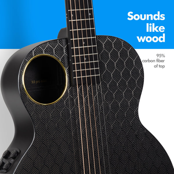 Enya X4 Pro Mini Carbon Fiber Acoustic-Electric Guitar