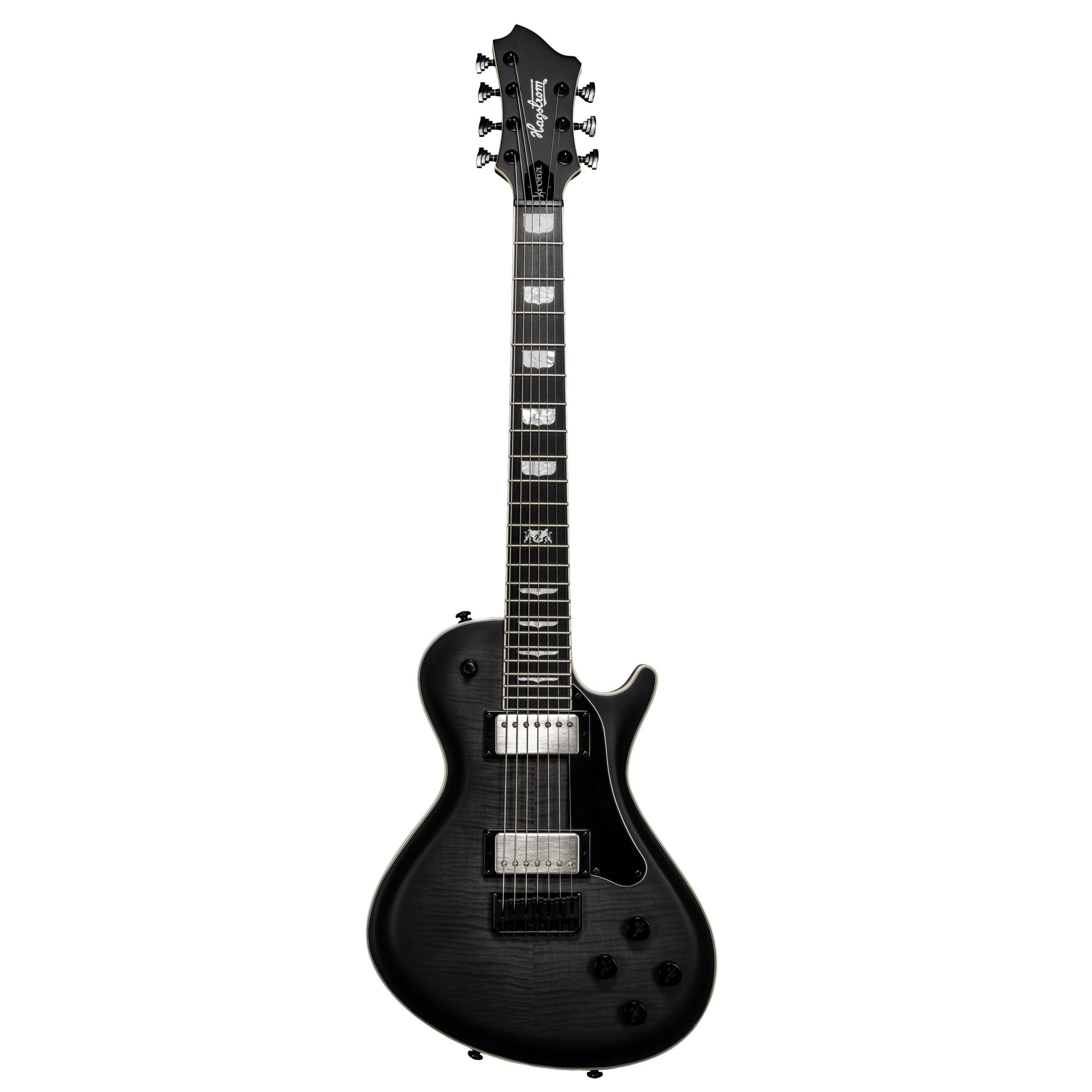 Hagstrom Krona 7-String Electric Guitar – Burnt Charcoal