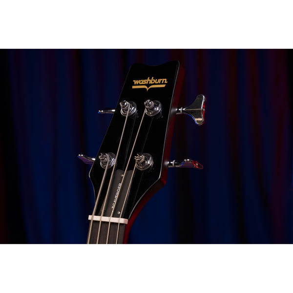 Washburn SB4B Wing Series Scavenger Bass - Black