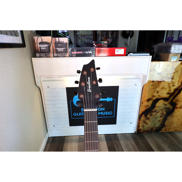 Breedlove Acoustic Electric Guitar European Spruce - African Mahogany Discovery S Concert Satin White CE