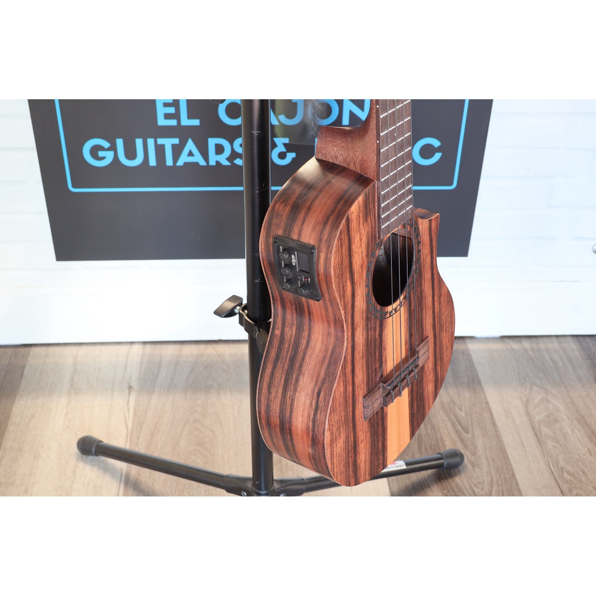 Kala Amara Tri-Top Tenor Ukulele with Cutaway & EQ – KA-AM-T-CE