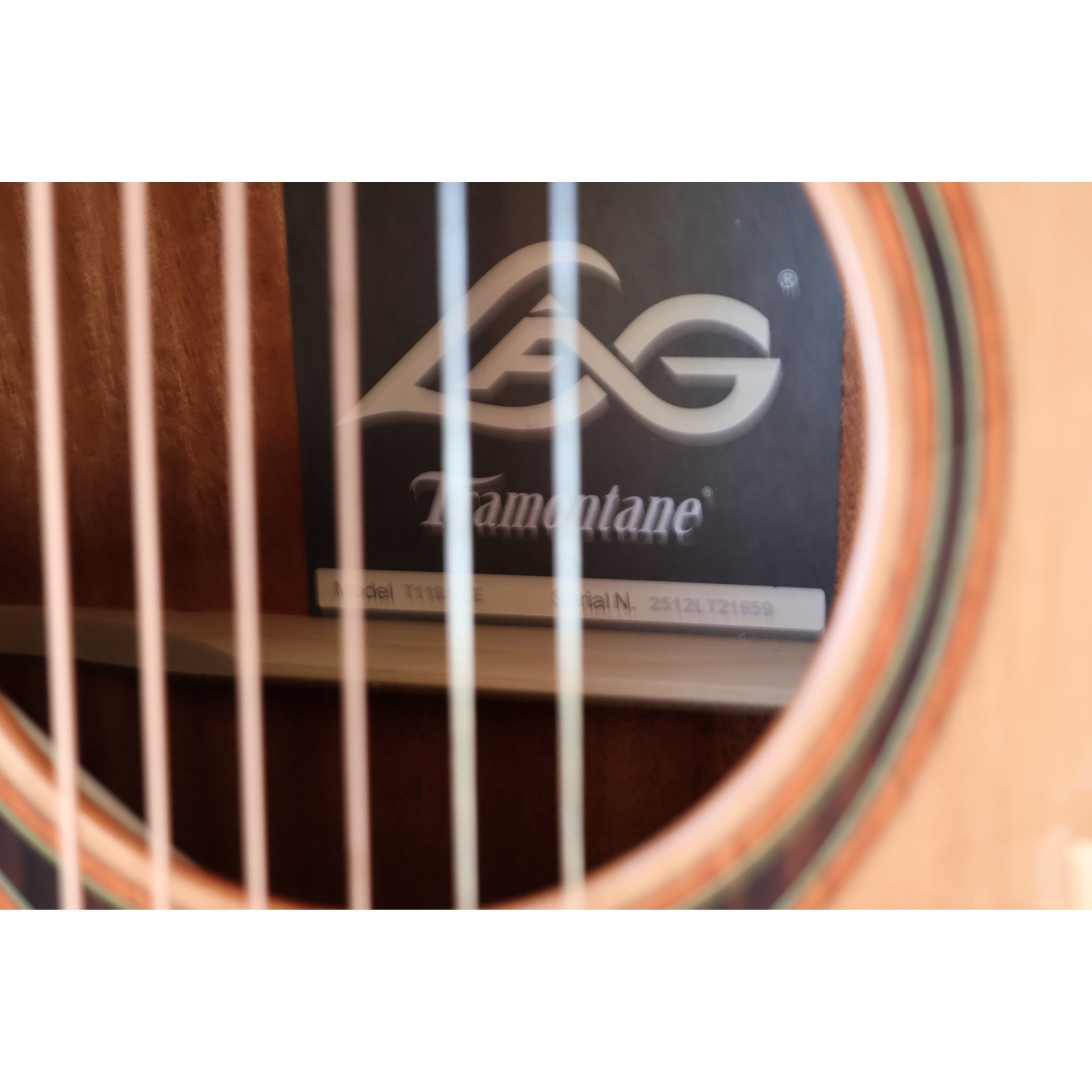 LAG T118ACE Auditorium Cutaway Acoustic-Electric Guitar – Natural