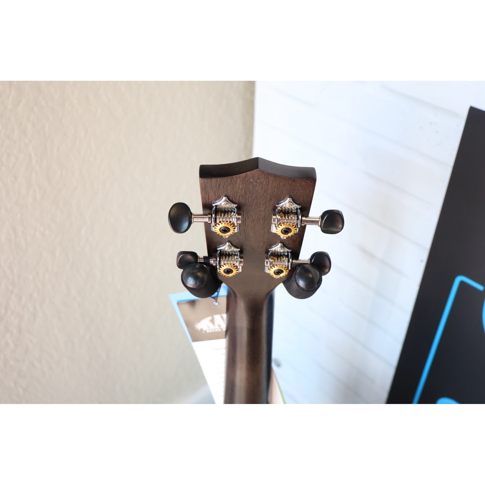 Kala Striped Ebony Tenor Ukulele with EQ – KA-EBY-TE