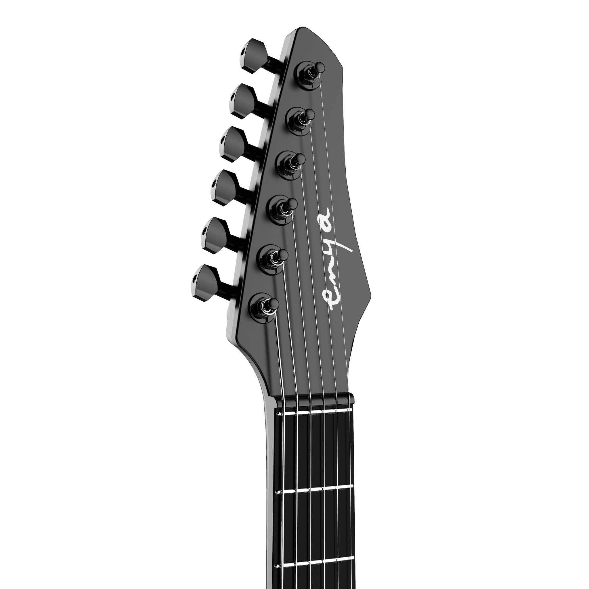 Enya Inspire Smart Electric Guitar Black smart features detail