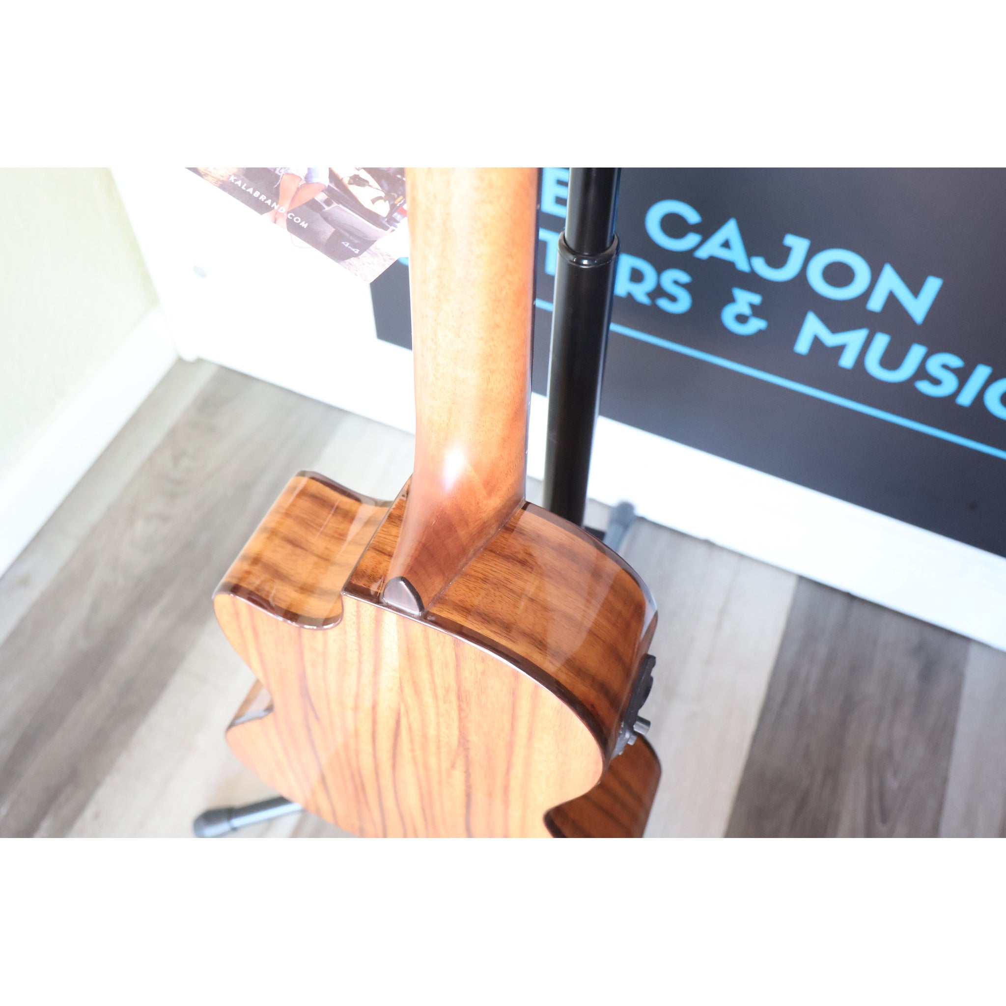 Kala KA-SCAC-T-CE Solid Cedar Top Acacia Tenor Cutaway Acoustic-Electric Ukulele with Fishman Kula EQ
