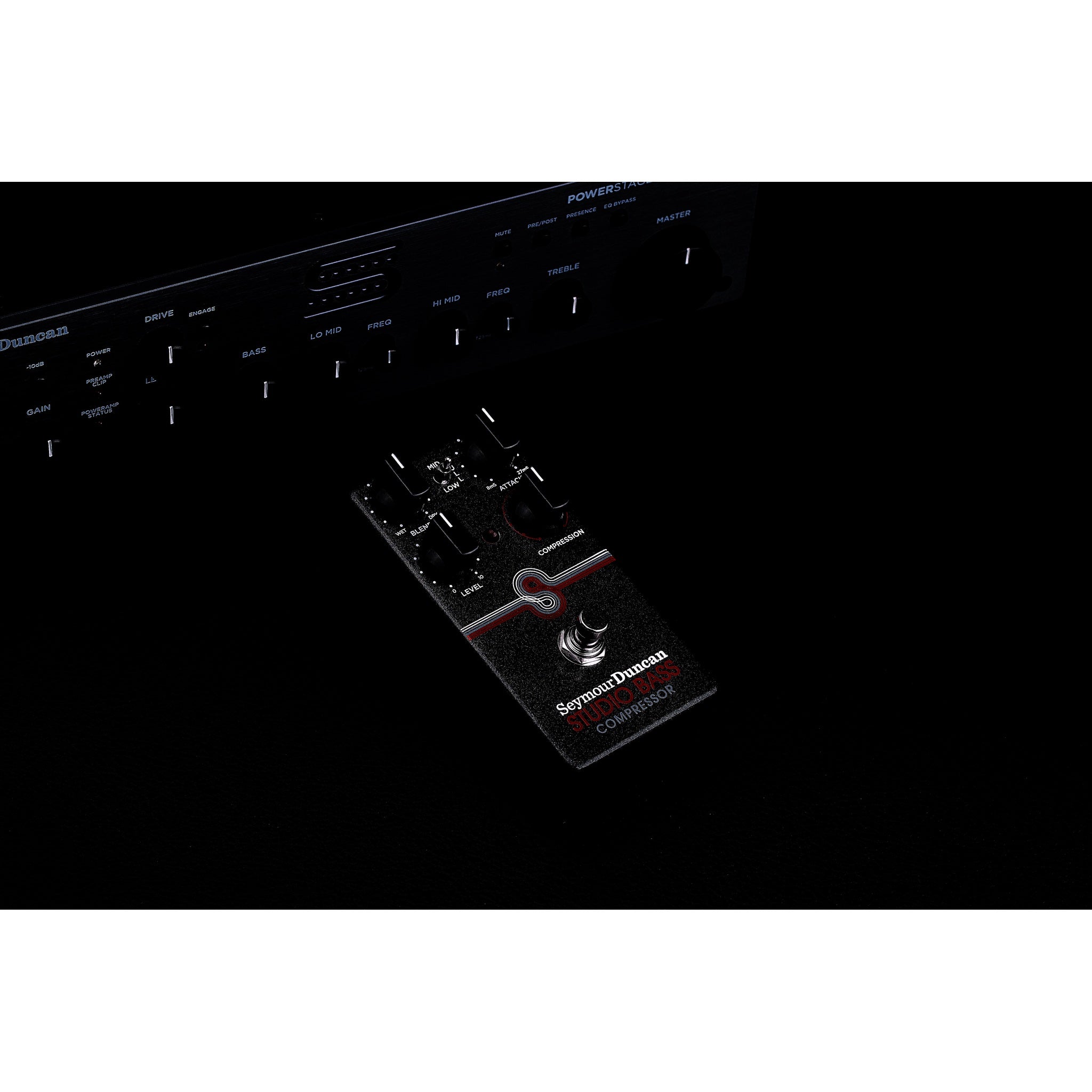 Studio Bass Compressor Pedal – Parallel Blend, 3-Mode EQ Toggle, Studio-Grade Compression