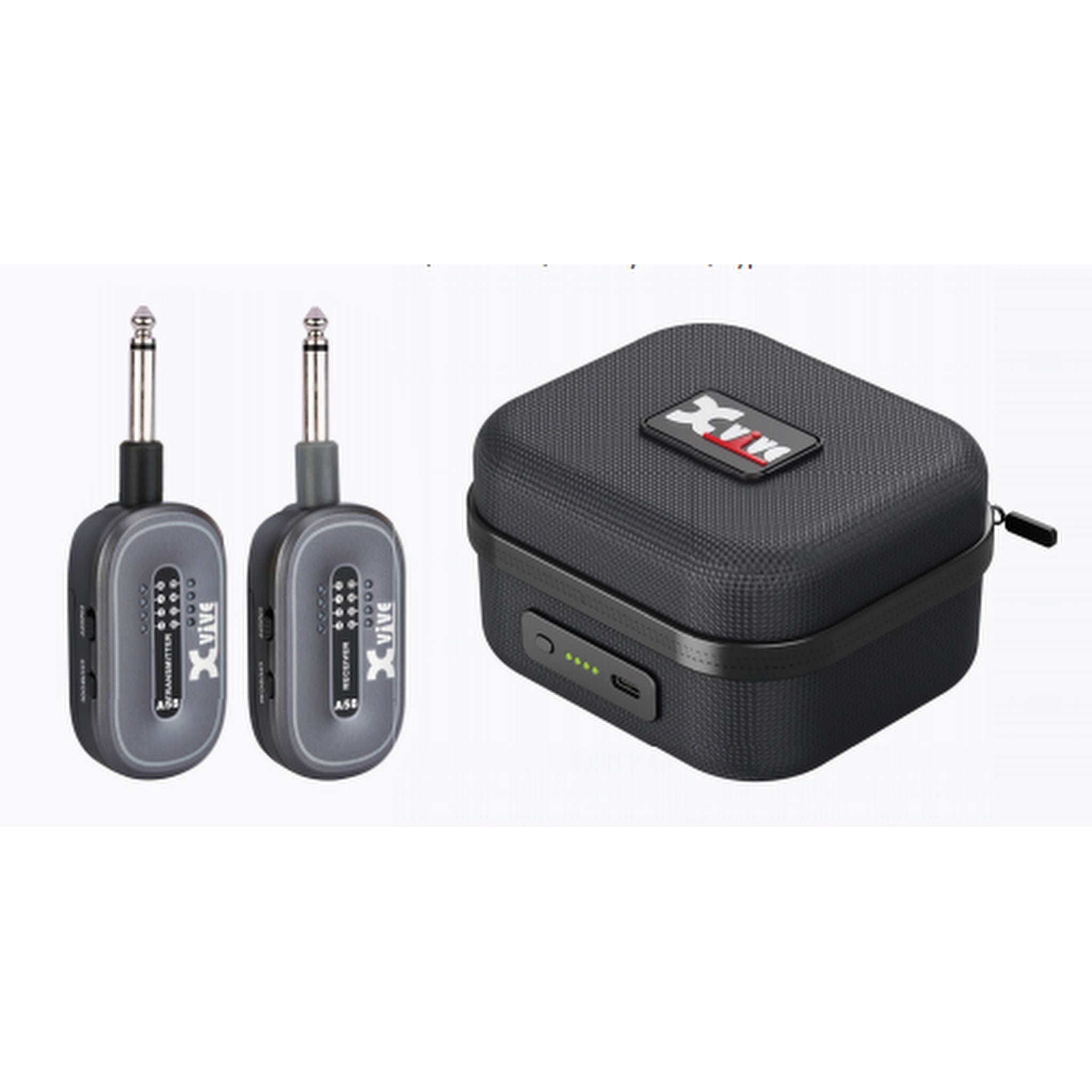 Xvive AC58 5.8GHz Guitar Wireless System Bundle with Charging Case